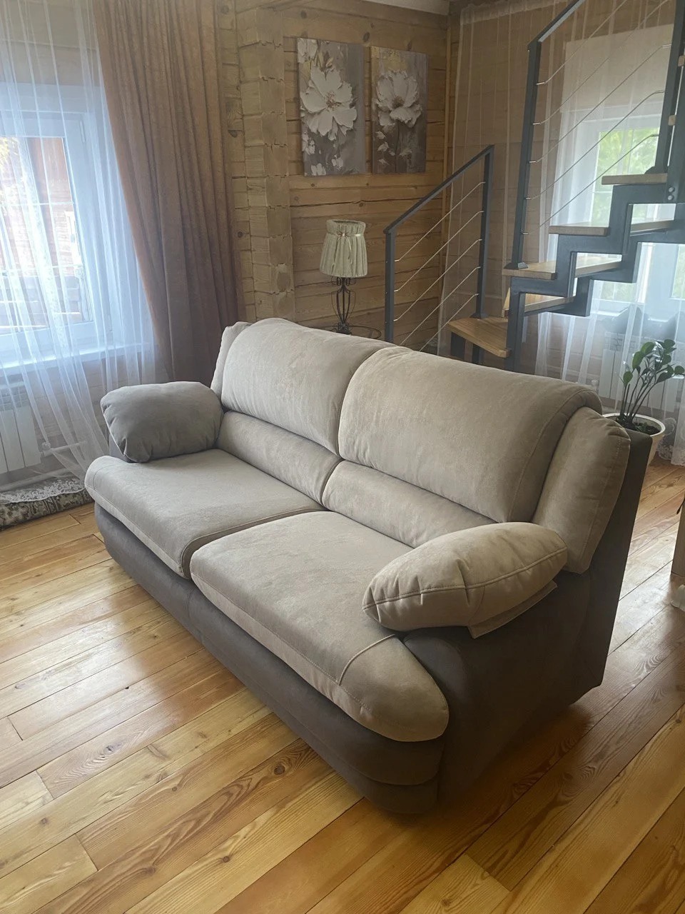 Перетяжка советского дивана